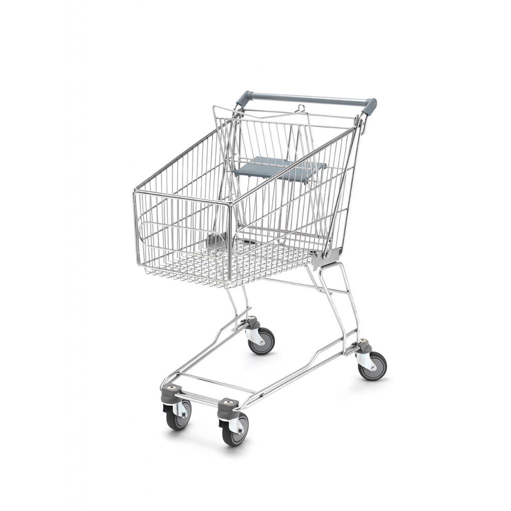 Shopping trolley child seat grey