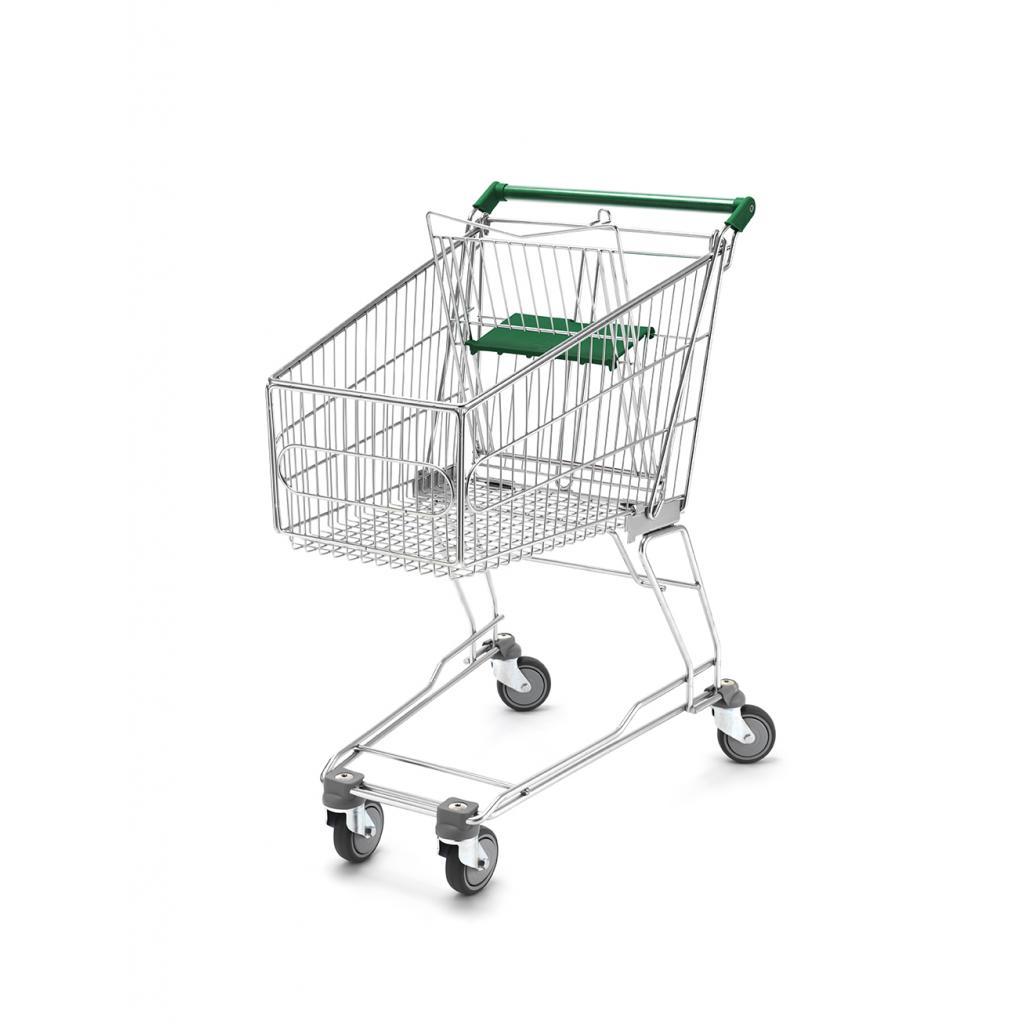 Shopping trolley child seat green