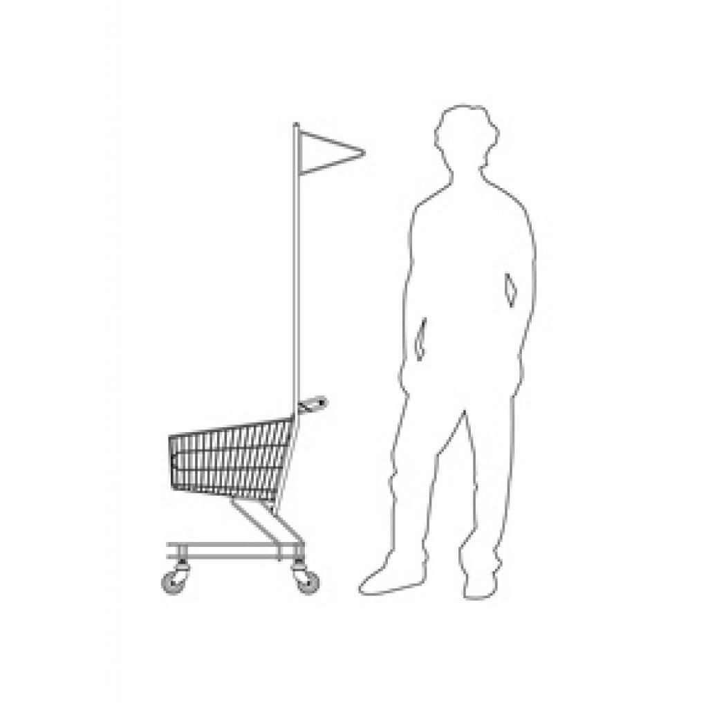 Childrens Supermarket Shopping Trolley | 25L Mini Trolley for Kids - Store Fittings Direct