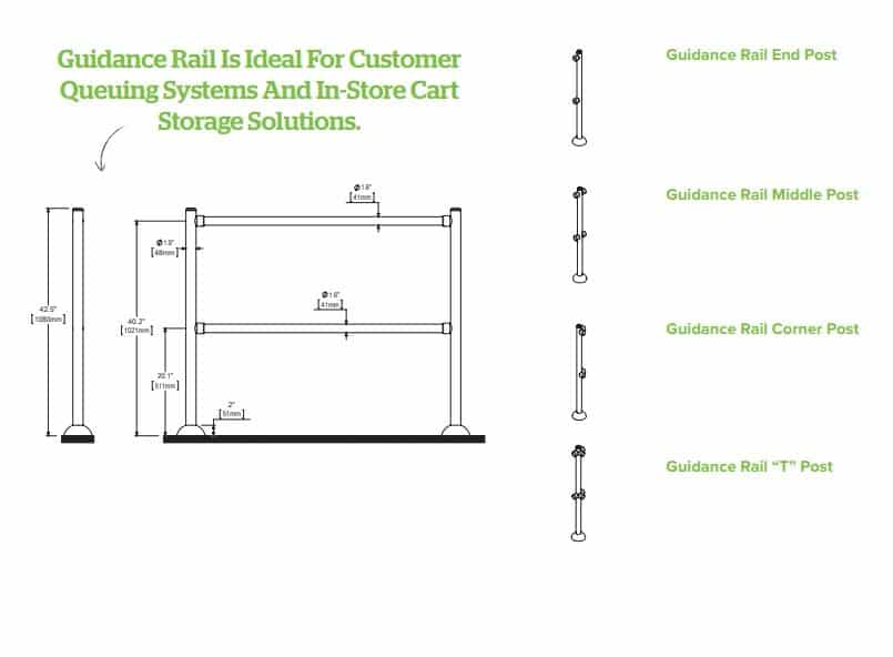 Chrome Customer Rail