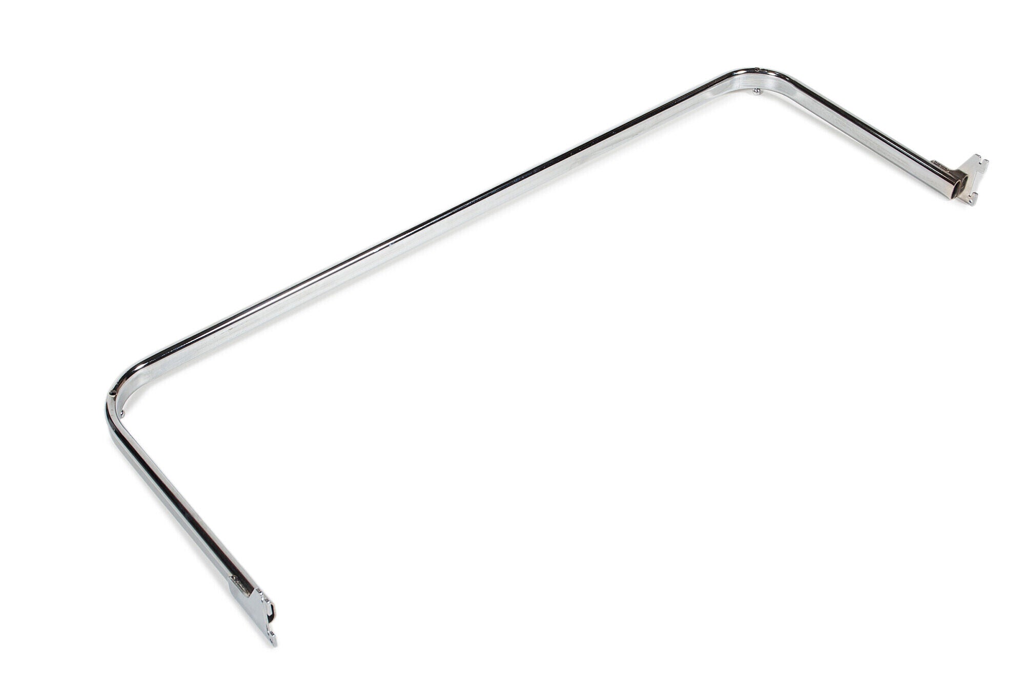 Chrome Oval Tubbed D Bar - Store Fittings Direct