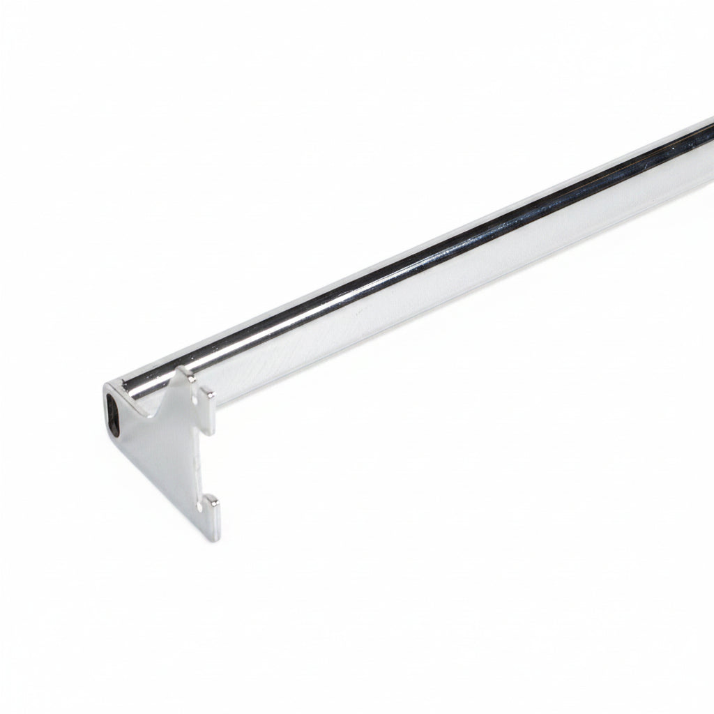 Chrome Oval Tubbed Rear Support Bar - Store Fittings Direct