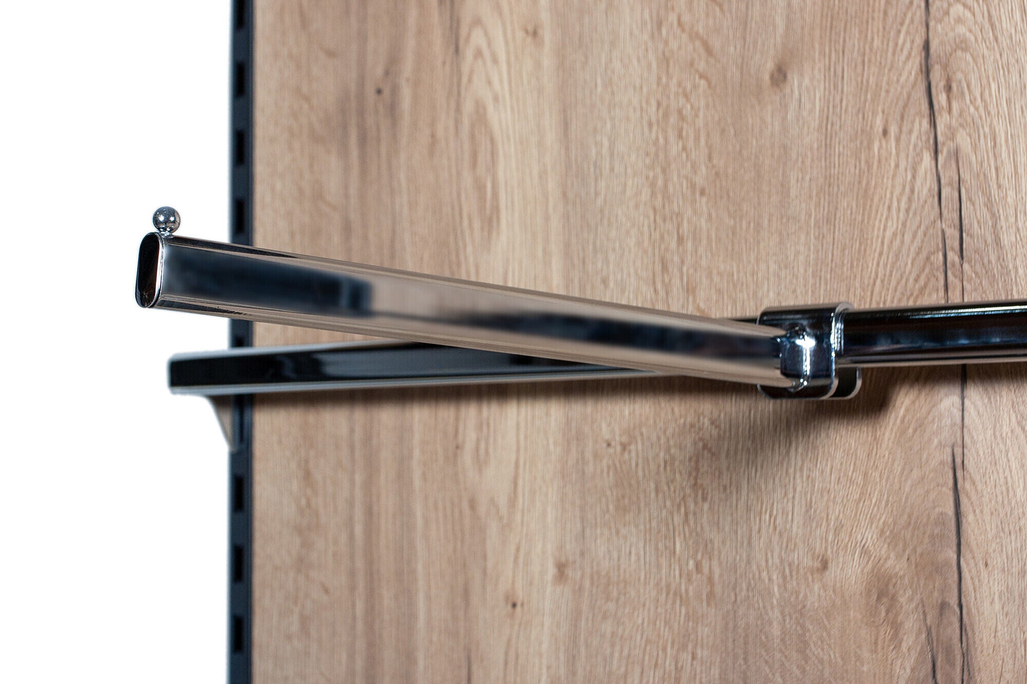 Chrome Straight Forward Facing Arm