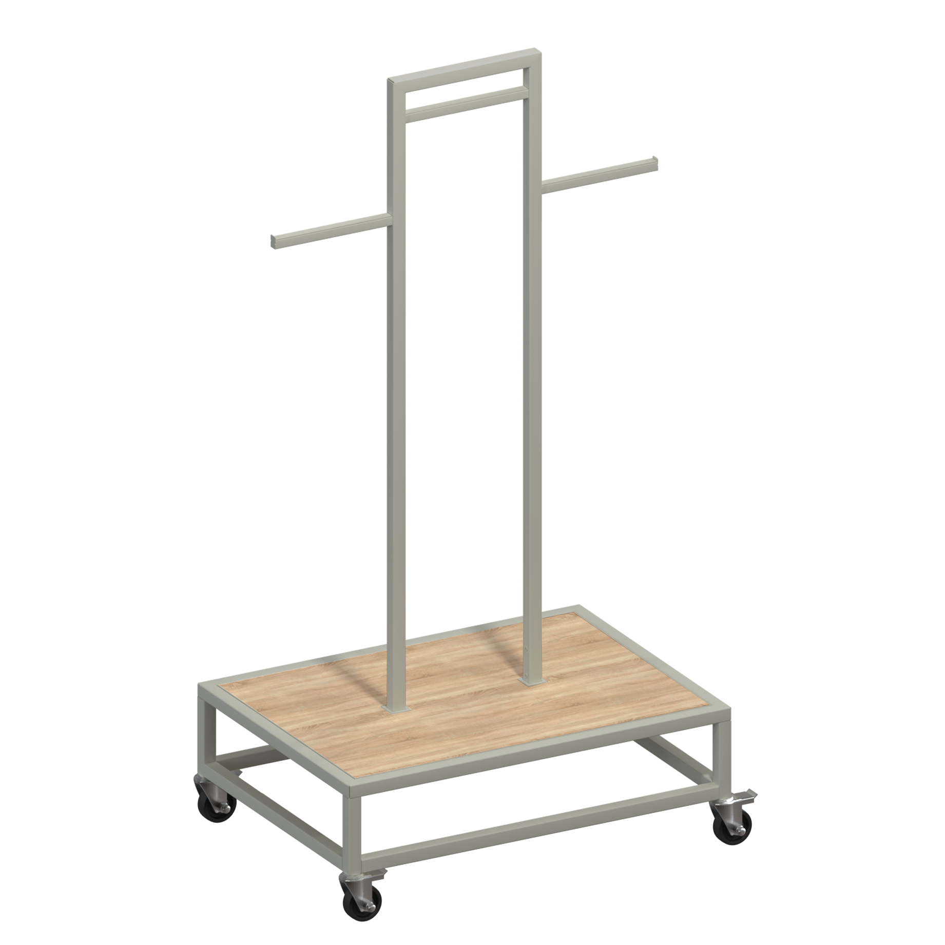 Clothes Rail Display Stand - Three Bar By Blencoe - Store Fittings Direct