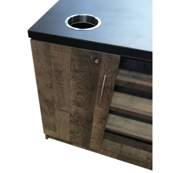 Coffee Station With Confectionery Shelves - Store Fittings Direct