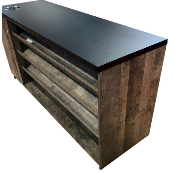 Coffee Station With Confectionery Shelves - Store Fittings Direct