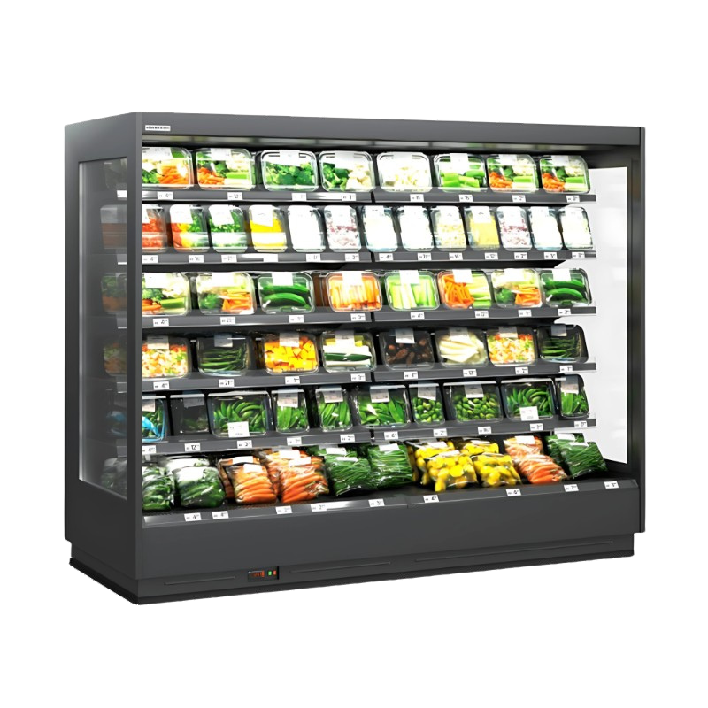 Commercial Multideck Open Chiller | Wall Cabinet Multi Deck Refrigerator - Store Fittings Direct