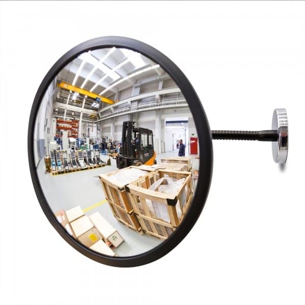 Convex Mirror with Magnetic Fixing | DETECTIVE - Store Fittings Direct
