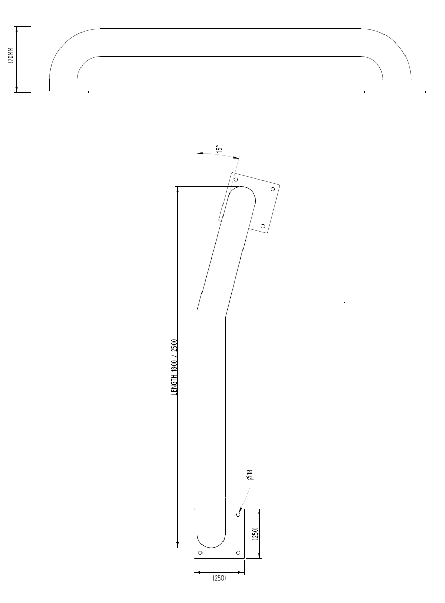 Cranked HGV Wheel Guides