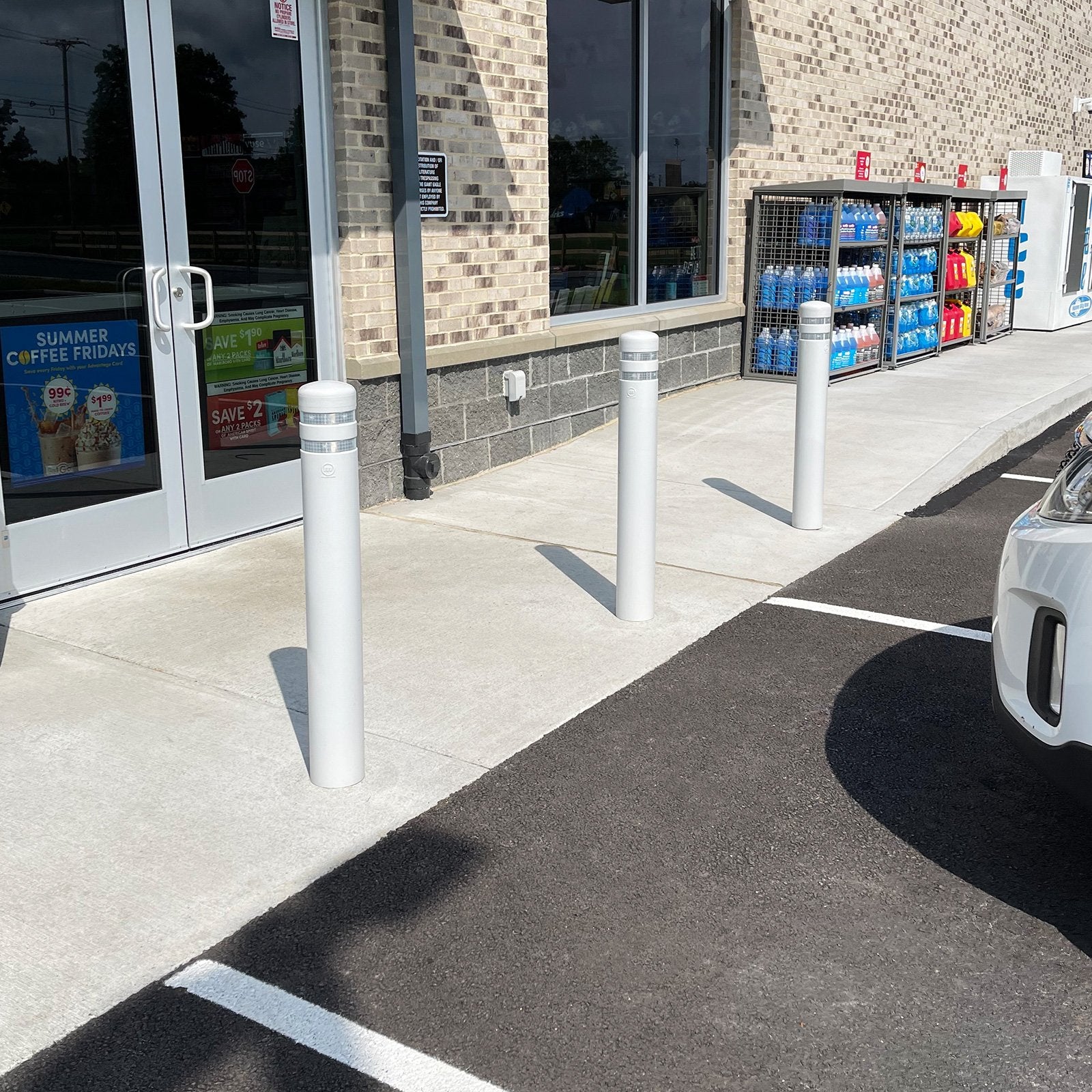 CrashCore Bollard S15 | ASTM F3016 Crash-Tested Safety Bollards - Store Fittings Direct