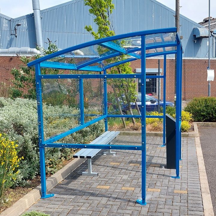 Curved Roof Smoking Shelter | Versatile Outdoor Protection - Store Fittings Direct