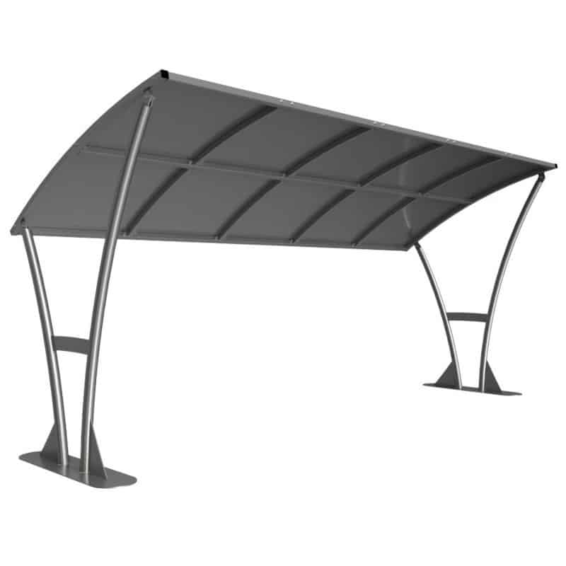 Cycle Shelter | Harby Highline with Steel Roof - Store Fittings Direct