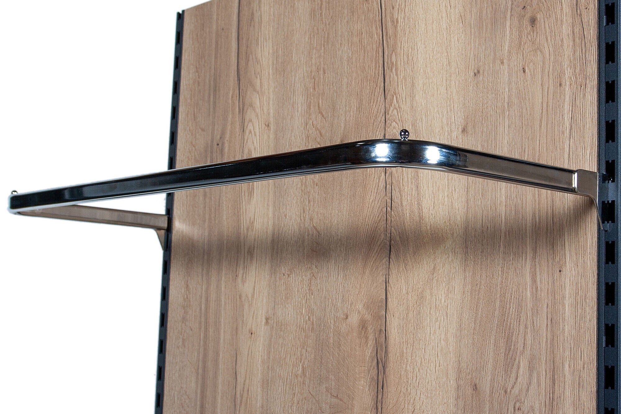 Chrome Oval Tubed D Bar (Garment Rail)