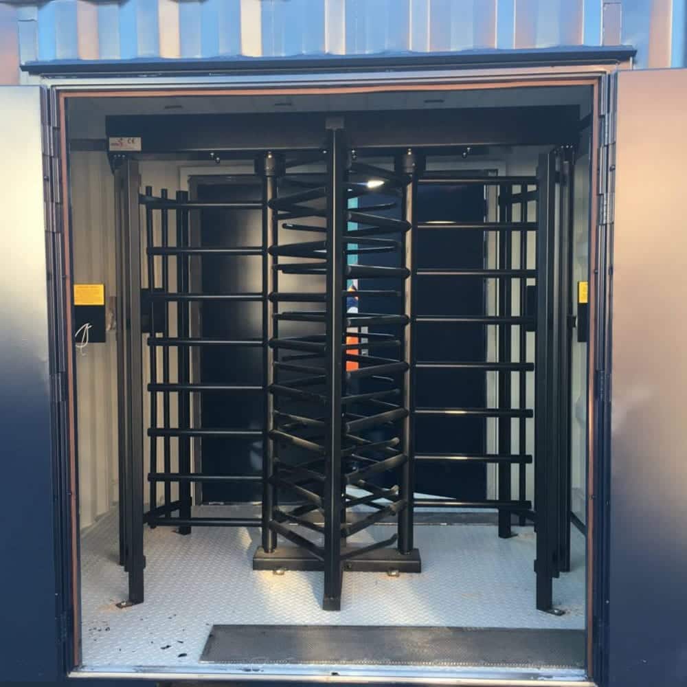 Dalby Full Height Double Turnstile Security Gate - Store Fittings Direct