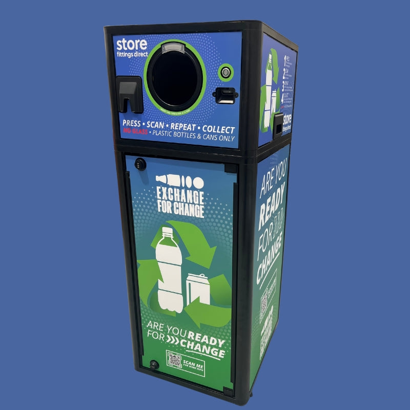 Deposit Return Machine | Compact Reverse Vending Unit | Cans & Bottles | DRS