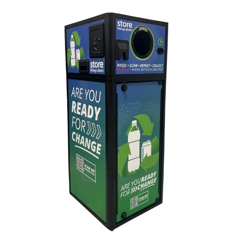 Deposit Return Machine | Compact Reverse Vending Unit | Cans & Bottles | DRS