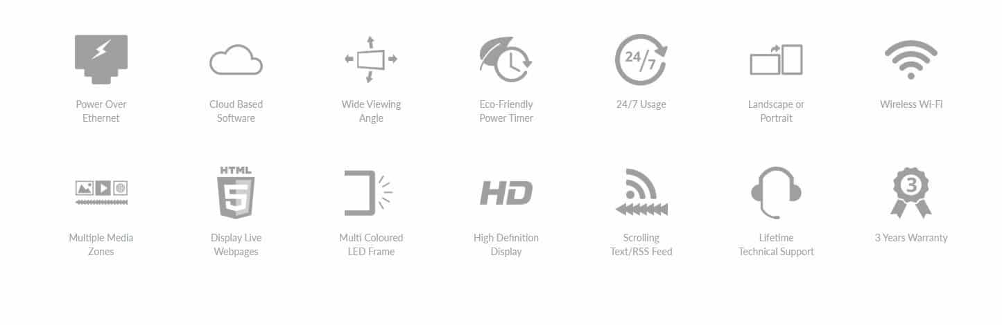 POS Digital Advertising Display