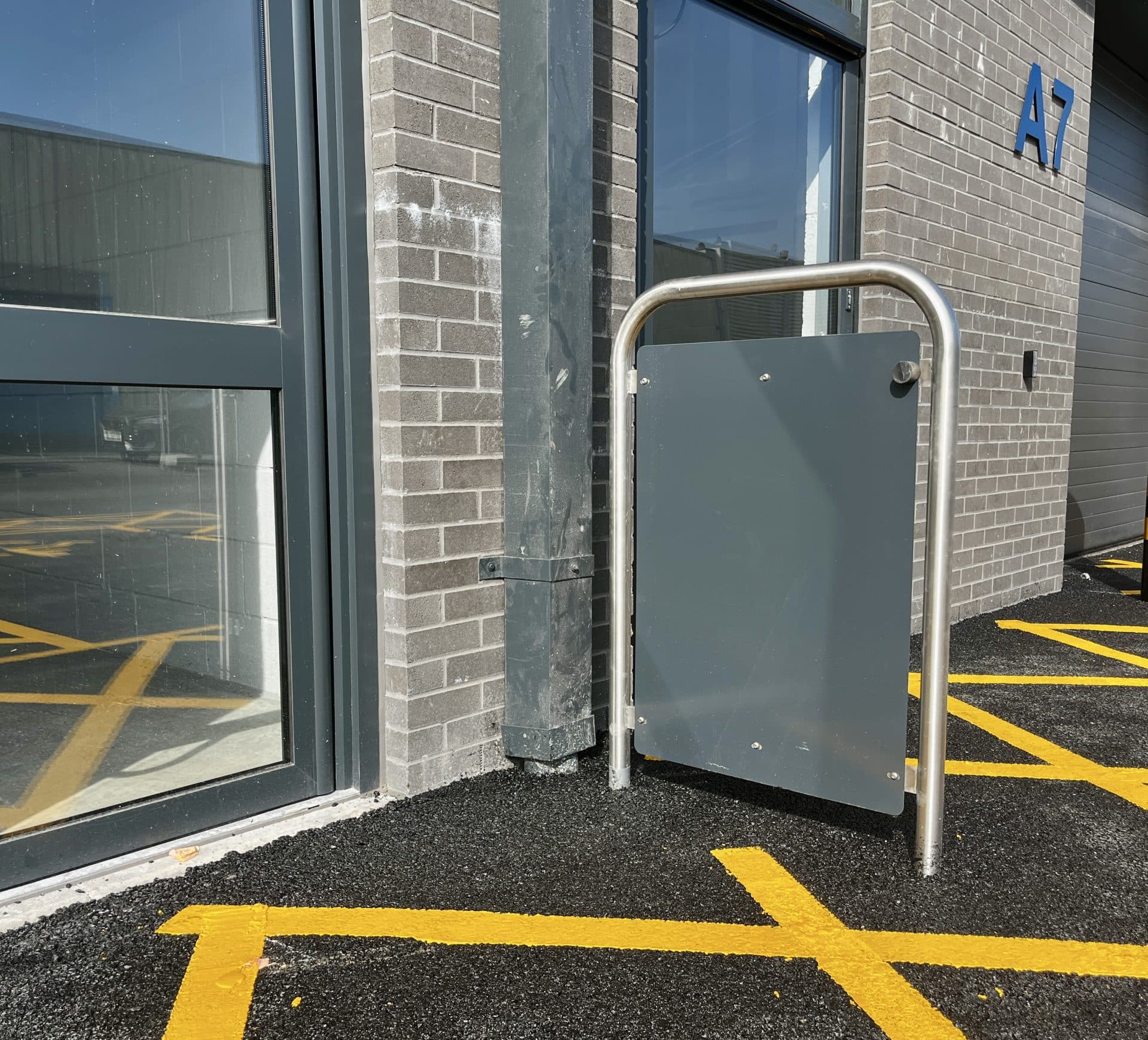 Door Guard Safety Barrier | With Infill - Store Fittings Direct