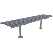 Drayton Outdoor Steel Bench | Street Furniture - Store Fittings Direct