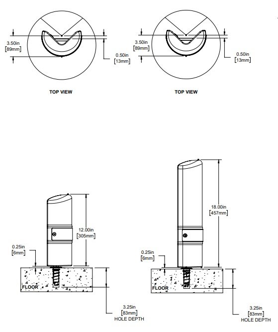 Durable Plastic Corner Guard for Retail Fixtures - Store Fittings Direct