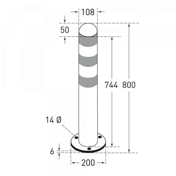 EV Charging Protection Bollards - Store Fittings Direct