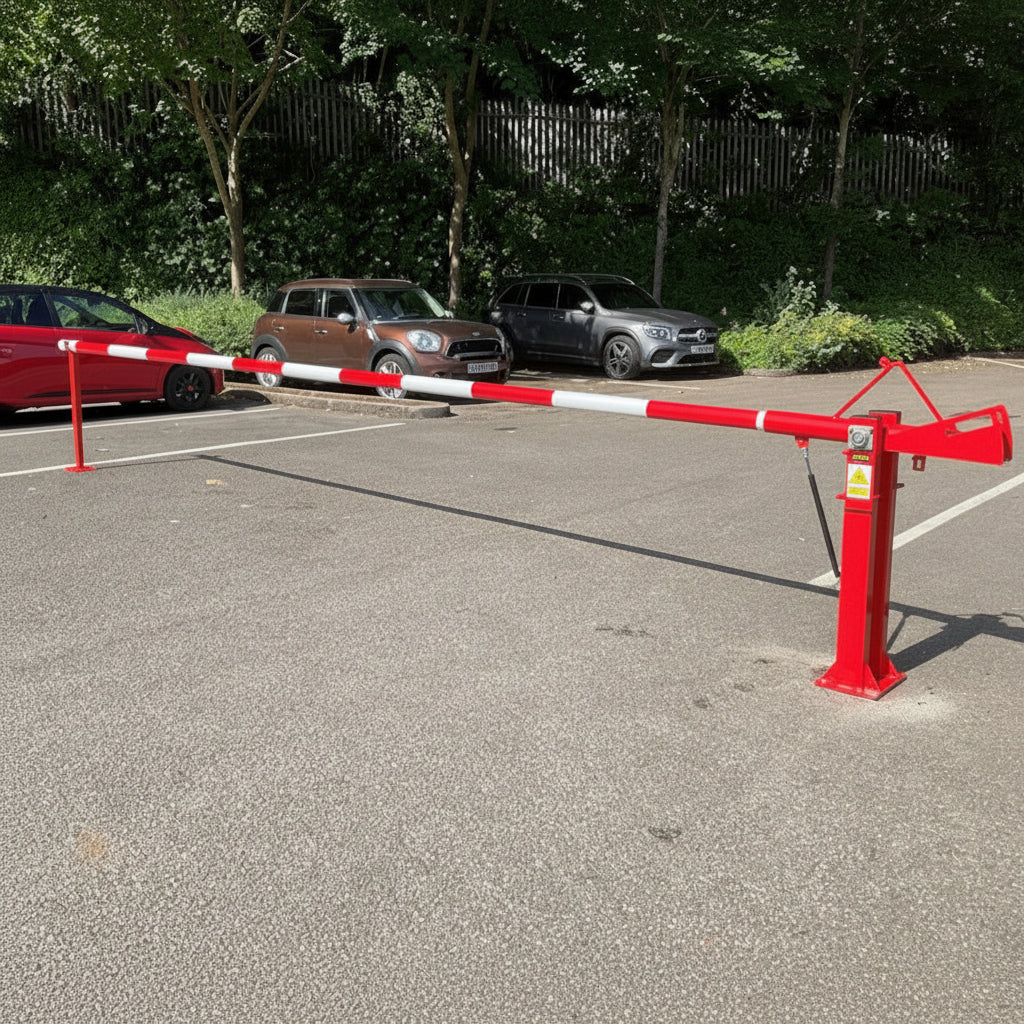 Easy Lift Manual Arm Barrier - Gas Strut - Store Fittings Direct