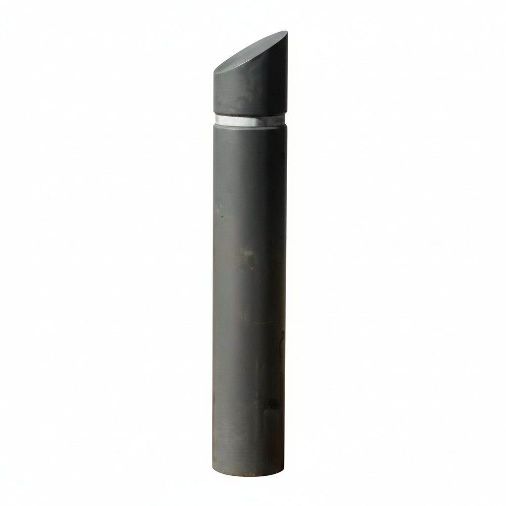 Eco Recycled Plastic Car Park Bollard | Steel Core | Anti-Ram & Root Fixed Options - Store Fittings Direct