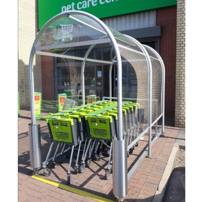 Eco Shopping Trolley Shelter - Store Fittings Direct