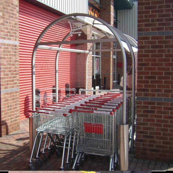 Eco Shopping Trolley Shelter - Store Fittings Direct