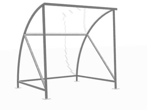 Eco Smoking Shelter | Broughton - Store Fittings Direct