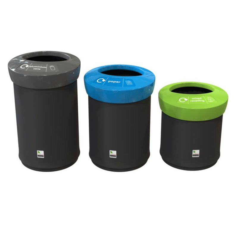 EcoAce | Open Top Recycling Bin - Store Fittings Direct