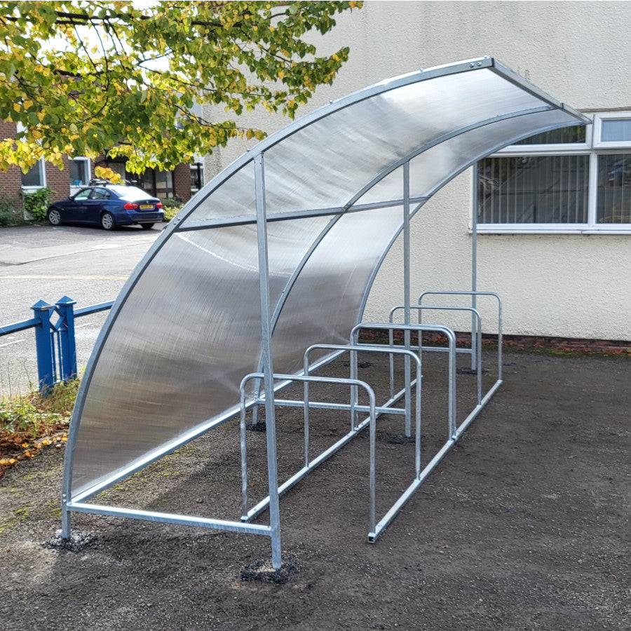 Economy 10 Cycle Shelter Eco Bike Shed