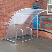 Economy Cycle Shelter | Eco Bike Shelter - Store Fittings Direct