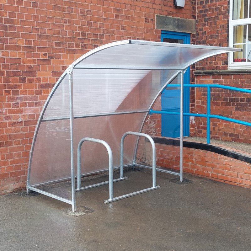 Economy Cycle Shelter | Eco Bike Shelter - Store Fittings Direct