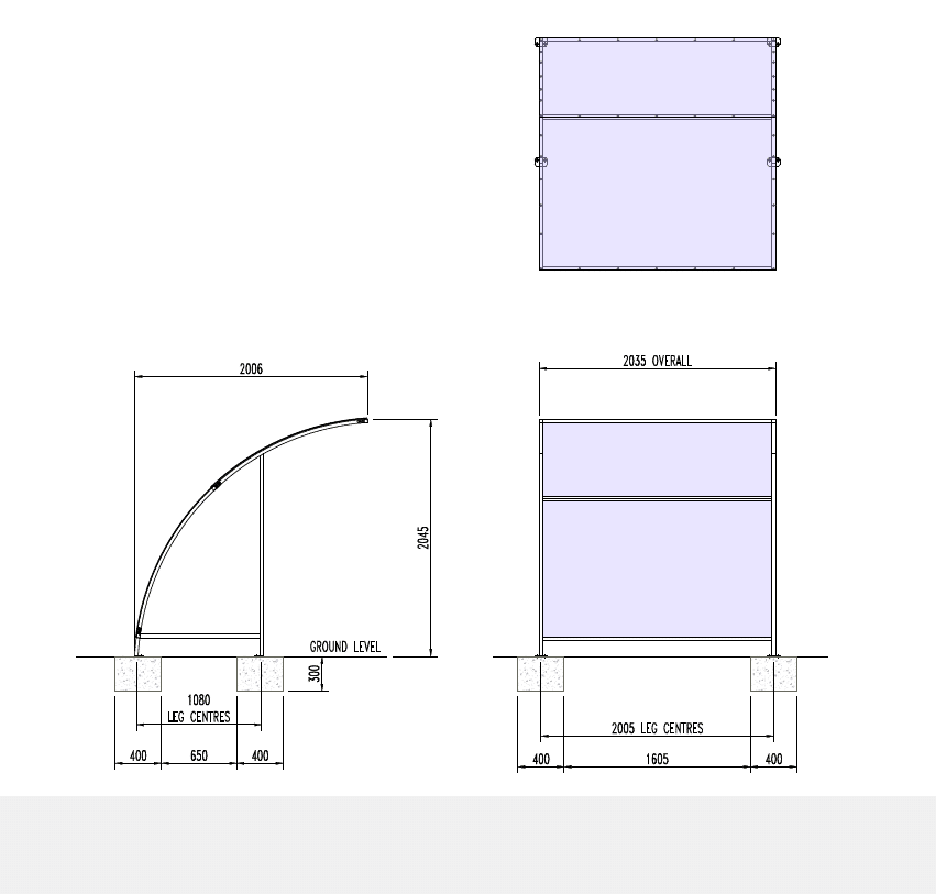 Economy Cycle Shelter | Eco Bike Shelter - Store Fittings Direct