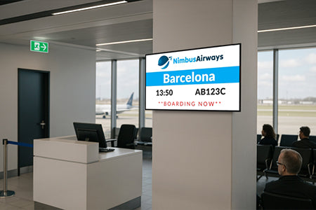 Economy General Purpose Commercial Grade Monitor | Professional CCTV & Digital Signage Display UK - Store Fittings Direct