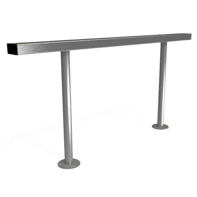 Economy Steel Perch Bench | Street Furniture - Store Fittings Direct