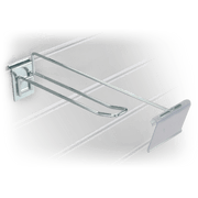 Euro Slatwall Over Arm Hooks incl Tag - Store Fittings Direct