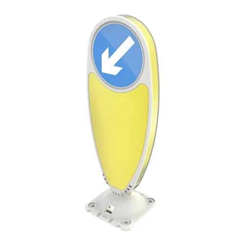 Flexible Keep Left Bollards | Night Owl - Store Fittings Direct