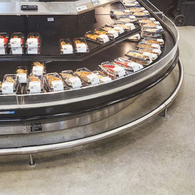 CarStop Stainless Steel Rail | Low Level Trolley & Cart Protection