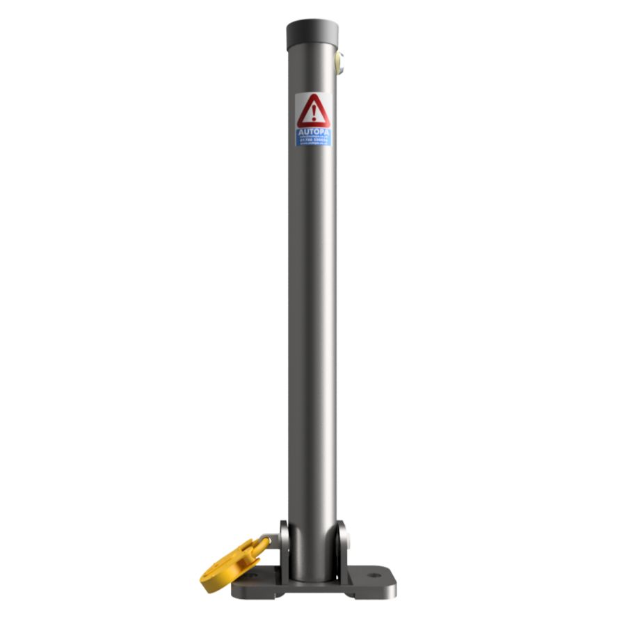 Fold Down Lockable Parking Post FB (Fire Brigade) - Store Fittings Direct