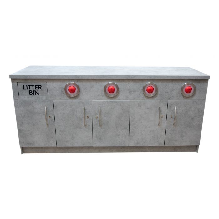 Food To Go Counter with Bin - Store Fittings Direct