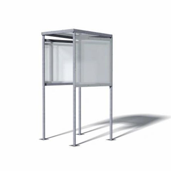 Freestanding Smoking Shelter | Slimline - Store Fittings Direct