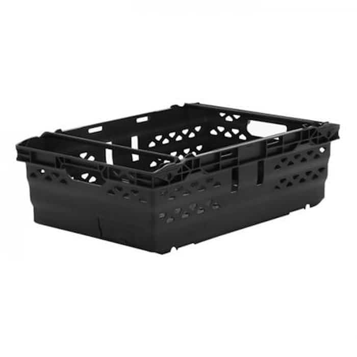 Plastic fruit and vegetable baskets black