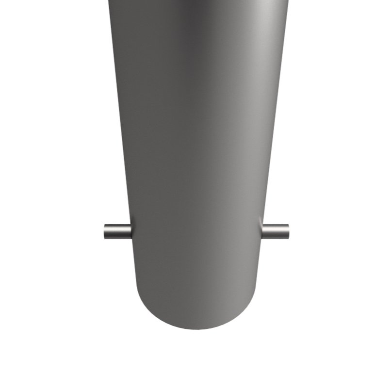 Galvanised Mild Steel Bollards | 900mm Above Ground - Store Fittings Direct
