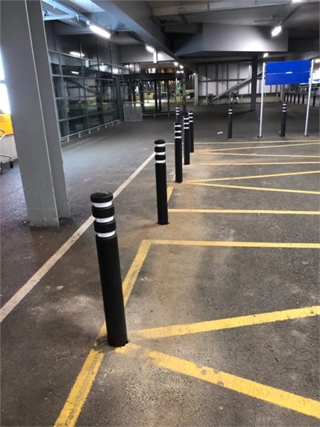 Lockable Recycled Removable Plastic Bollard