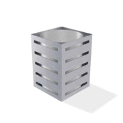 Gretton Litter Bin - Galvanised, Galv Powdercoated or Stainless Steel - Store Fittings Direct