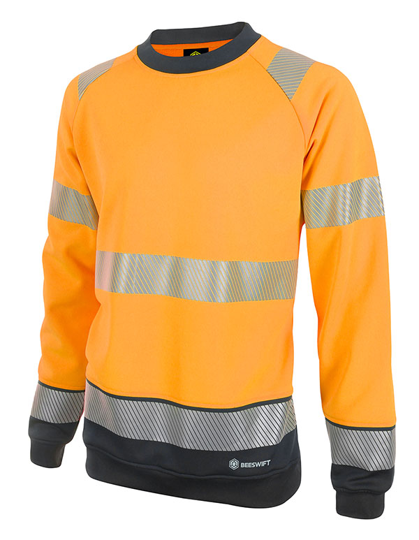 Deltic Hi-Vis Two-Tone Sweatshirt