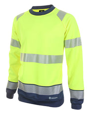Deltic Hi-Vis Two-Tone Sweatshirt