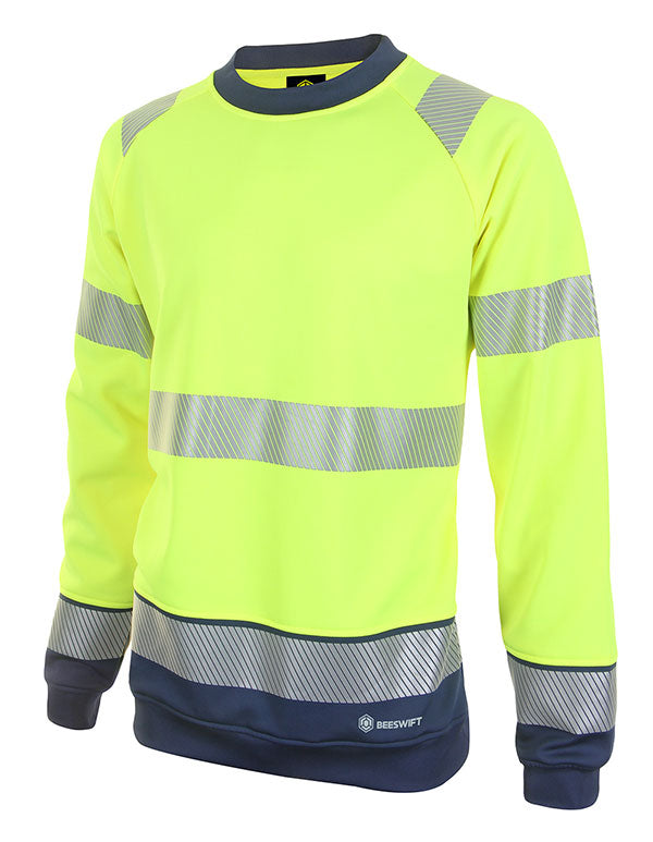 Deltic Hi-Vis Two-Tone Sweatshirt